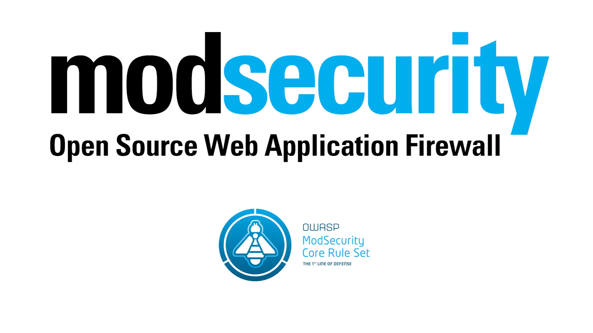 ModSecurity with OWASP CRS